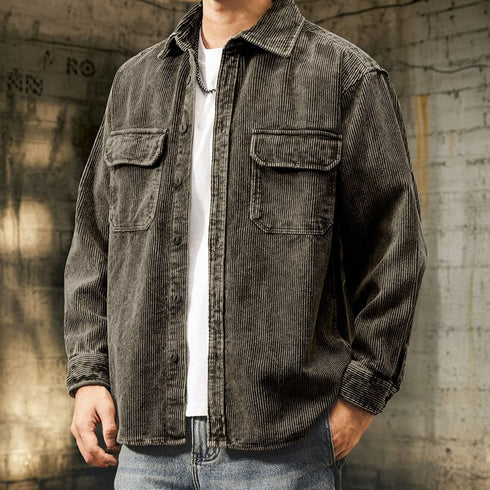 Corduroy Work Shirt Jacket P1832